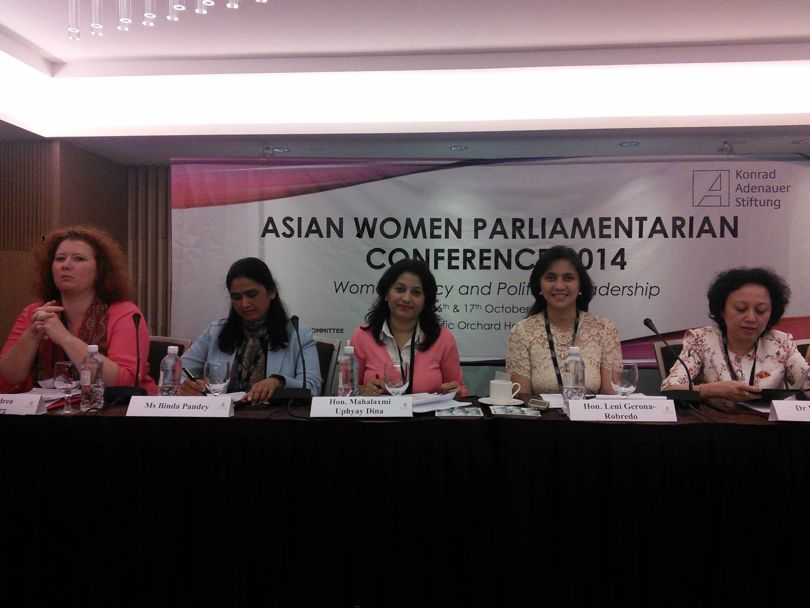 Asian Women Parliamentarian Conference 2014