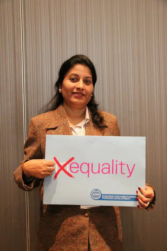 Dina Upadhyay Advocating for Equality and Women's Rights